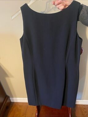Rafaella Black Sleeveless Mini Shift Dress